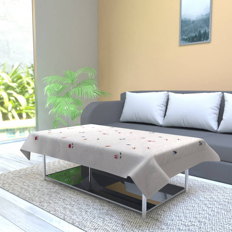 CASA FURNISHING Polyester Single Centre Table Cover ( 152 cm x 101 cm ) CASA FURNISHING Polyester Single Centre Table Cover ( 152 cm x 101 cm )