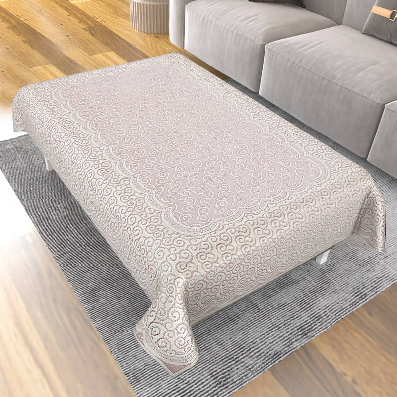 CASA FURNISHING Polyester Single Centre Table Cover ( 152 cm x 101 cm ) CASA FURNISHING Polyester Single Centre Table Cover ( 152 cm x 101 cm )