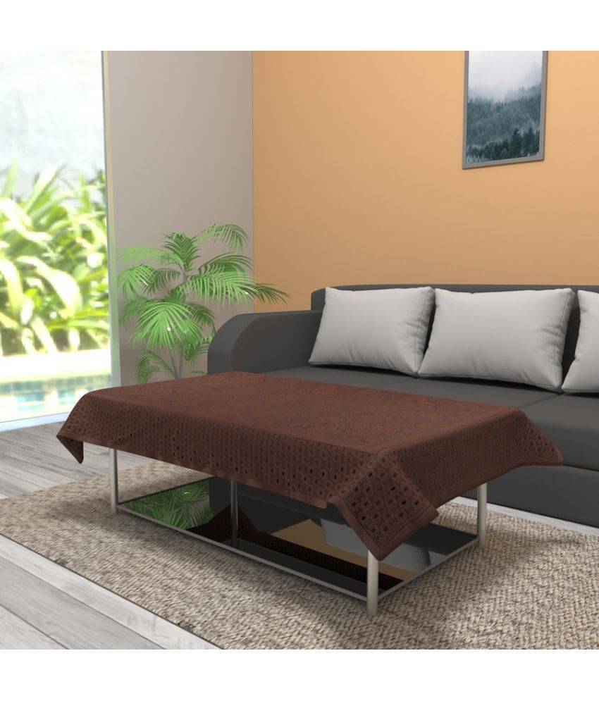     			CASA FURNISHING Polyester Single Centre Table Cover ( 152 cm x 101 cm )