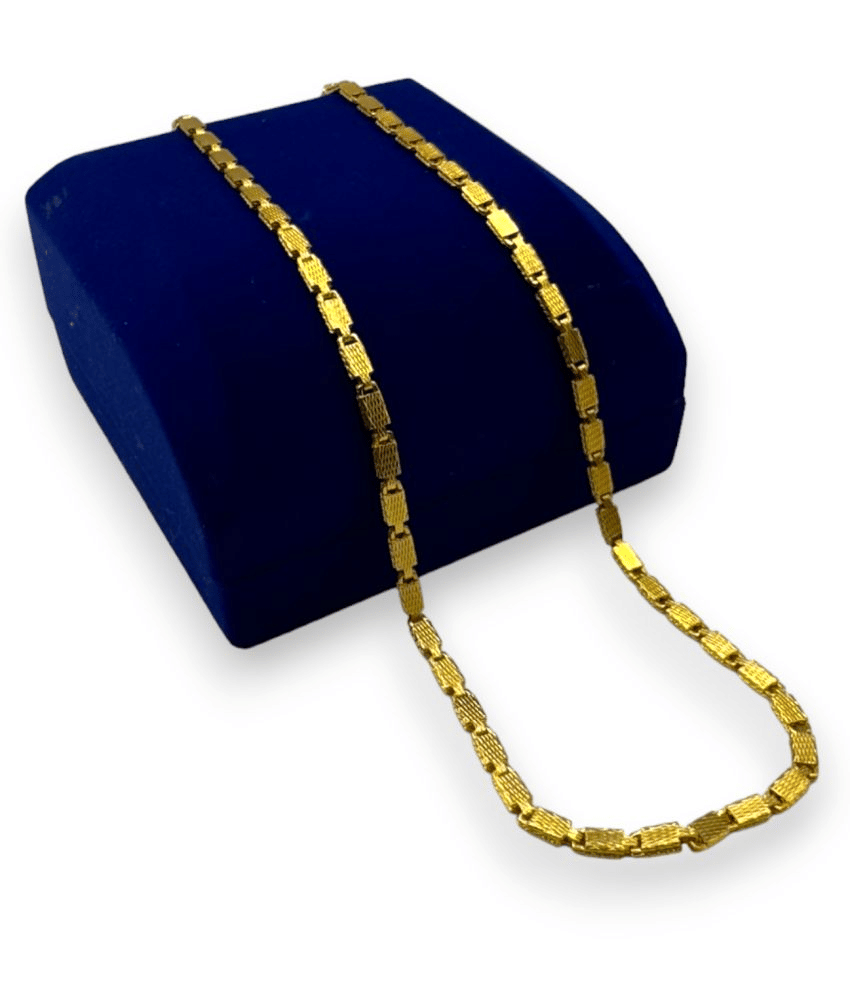 Charms Gold Plated Chain ( Set of 1 )