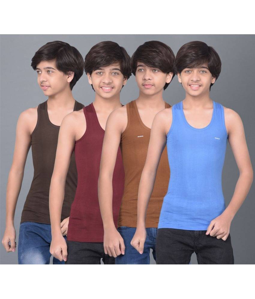     			Dollar Bigboss Pack of 4 Boys Cotton Blend ( Multi Color )