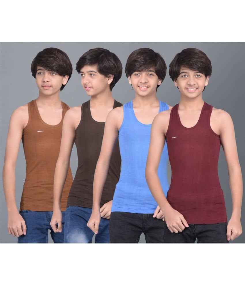 Dollar Bigboss Pack of 4 Boys Cotton Blend ( Multi Color ) - Nightwear & Loungewear | Buy online on ZillyBuy