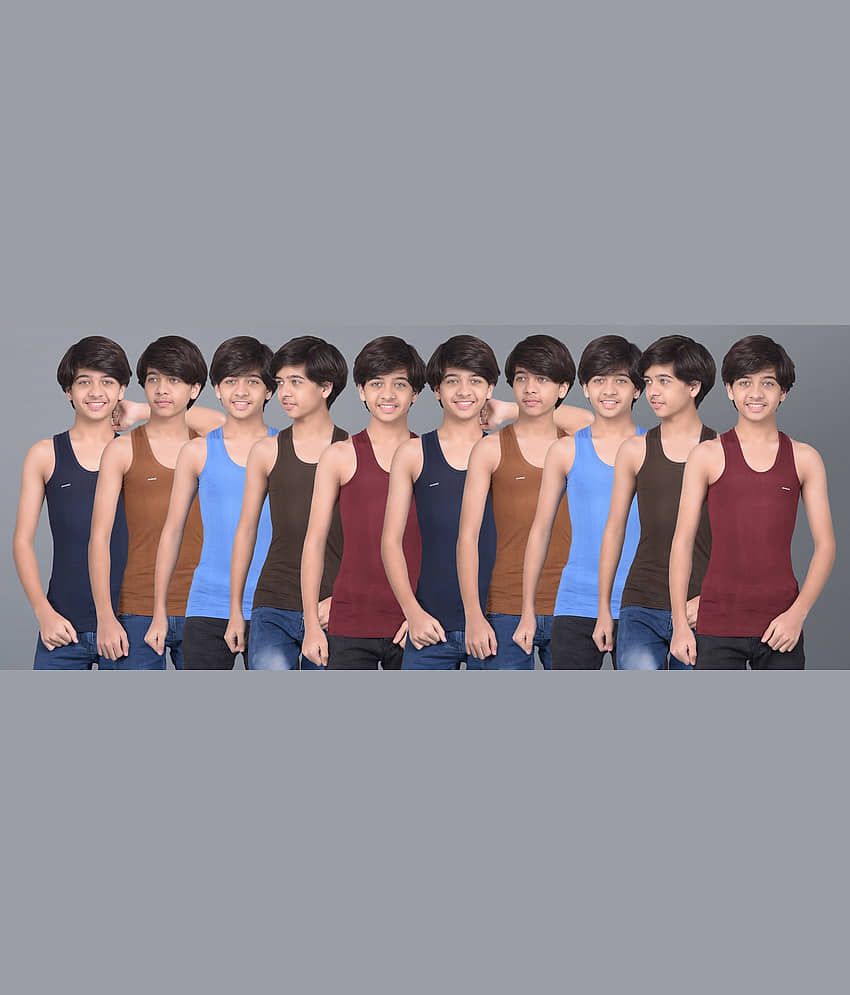 Dollar Bigboss Pack of 10 Boys Cotton Blend ( Multicolor ) - Nightwear & Loungewear | Buy online on ZillyBuy