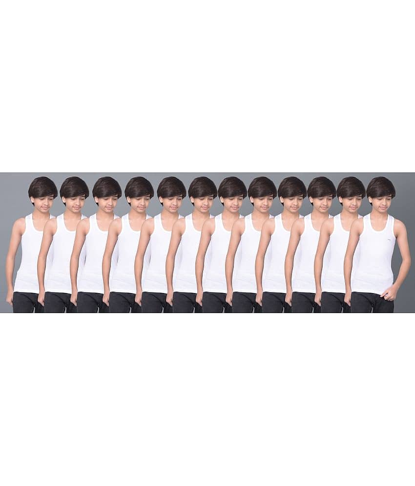 Dollar Bigboss Pack of 12 Boys Cotton Blend ( White ) - Nightwear & Loungewear | Buy online on ZillyBuy