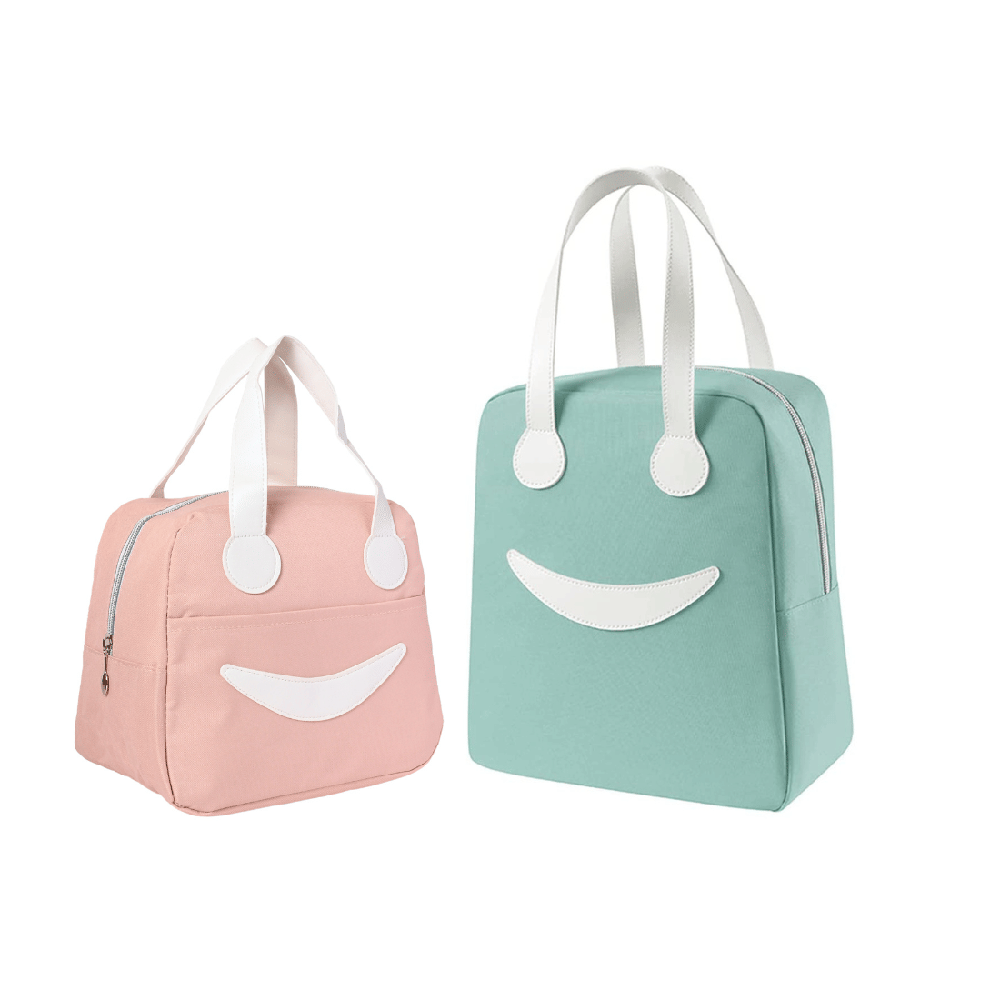 ENSAC Peach Polyester Lunch Bag Pack of 2 - Handbags | Buy online on ZillyBuy