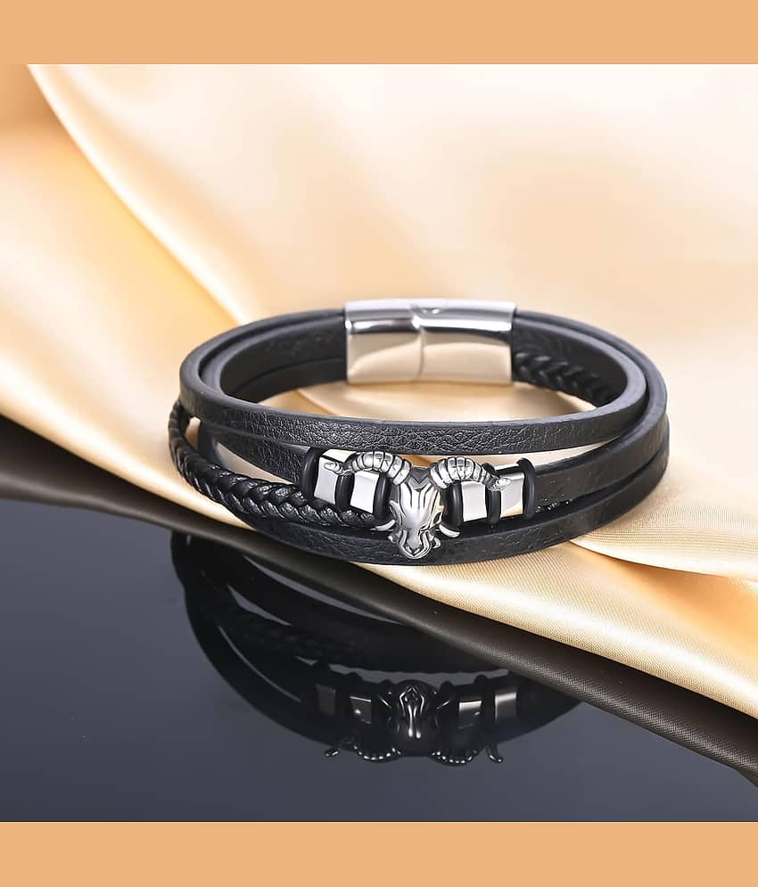 FASHION FRILL Black Bracelet ( Pack of 1 ) - Bangles & Bracelets | Buy online on ZillyBuy