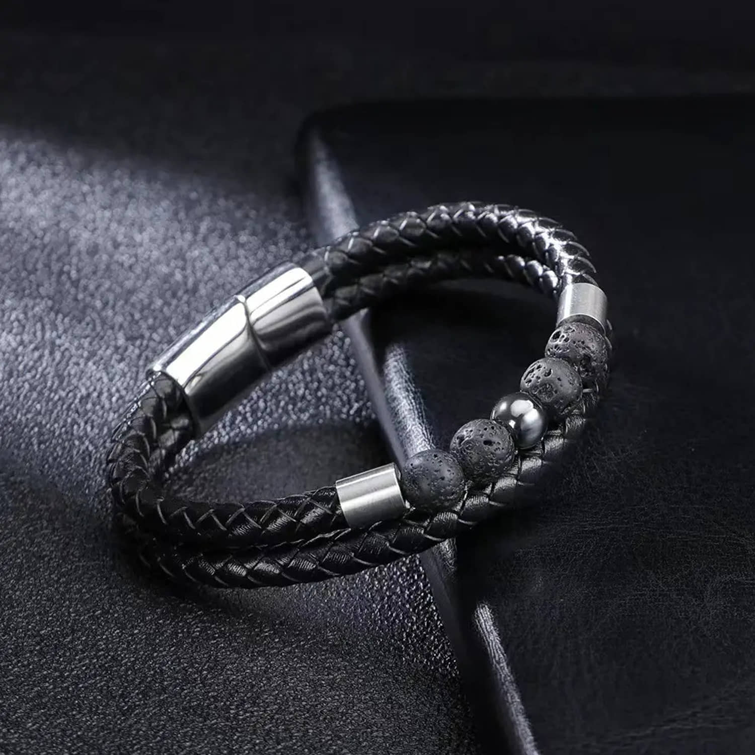 FASHION FRILL Black Bracelet ( Pack of 1 ) - Bangles & Bracelets | Buy online on ZillyBuy