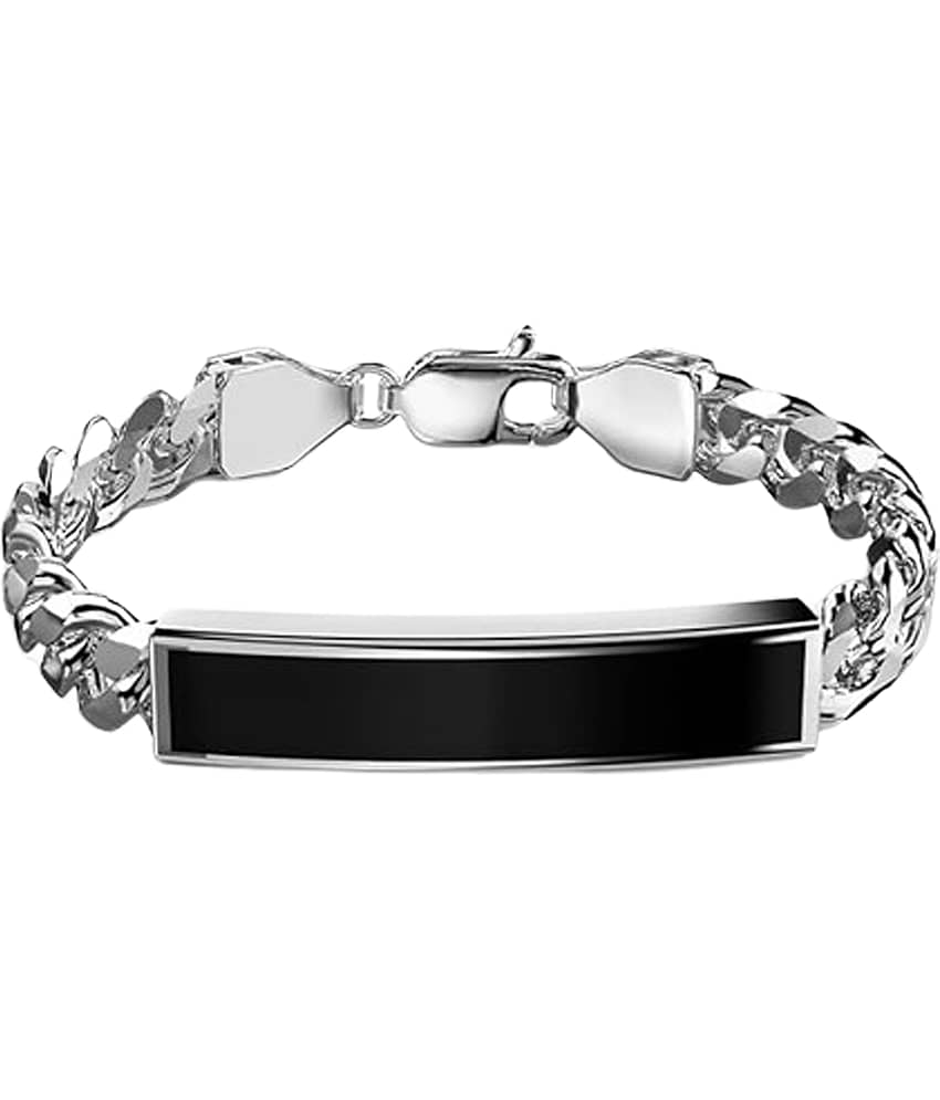 FASHION FRILL Silver Bracelet ( Pack of 1 ) - Bangles & Bracelets | Buy online on ZillyBuy