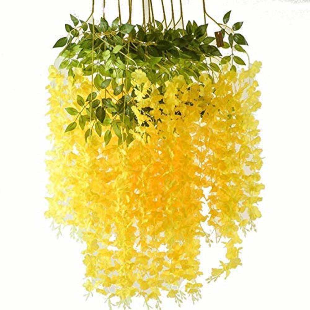 Green plant indoor - Yellow Wild Artificial Flowers Bunch ( Pack of 12 ) Green plant indoor - Yellow Wild Artificial Flowers Bunch ( Pack of 12 )