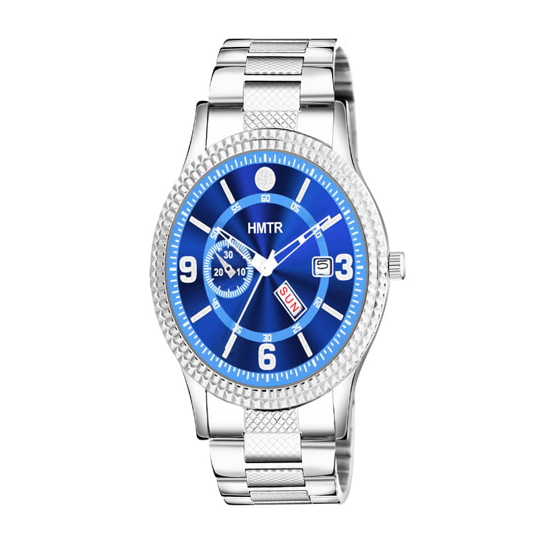     			HMTr Silver Stainless Steel Analog Men's Watch