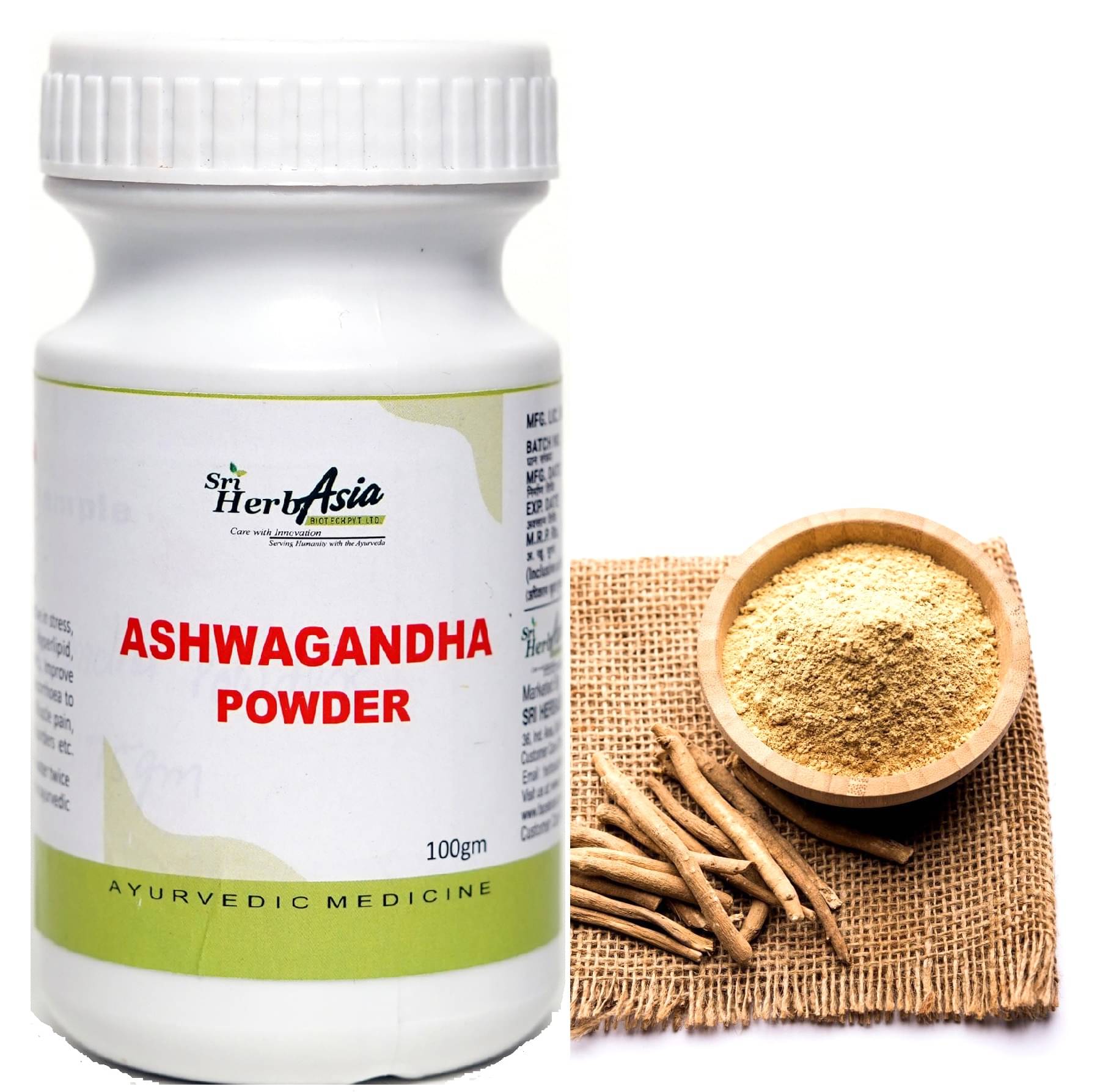     			Herbaisia Ashwagandha Powder Supports to improve Night Stamina I Diabetes Management (Pack Of 2)