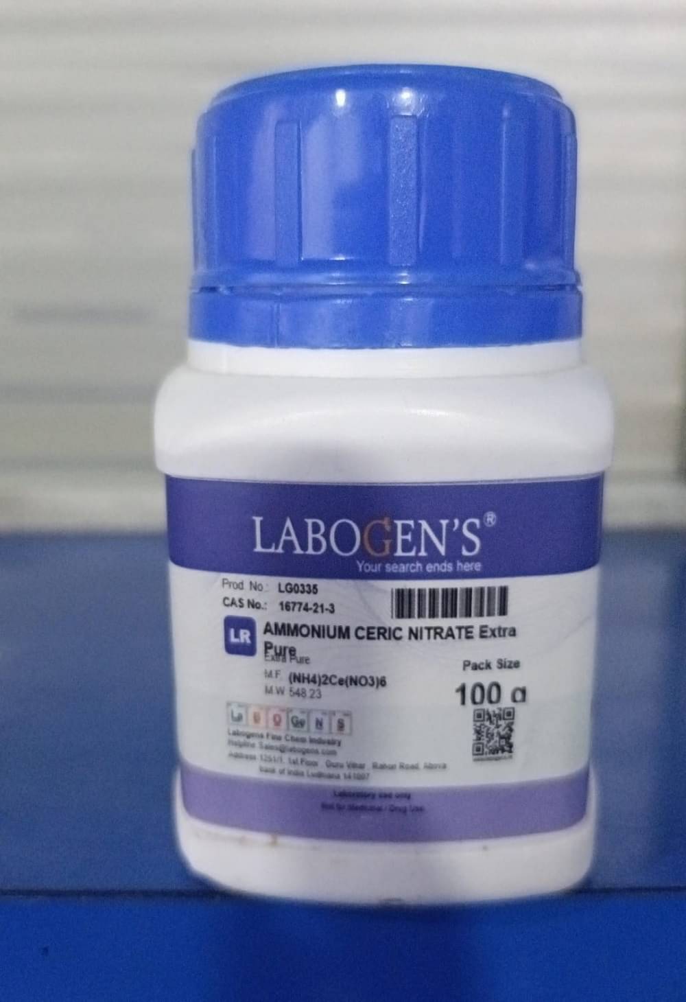     			LABOGENS AMMONIUM CERIC NITRATE 100GM