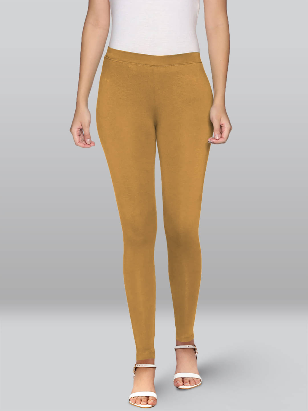     			LYRA - Tan Viscose Women's Leggings ( Pack of 1 )