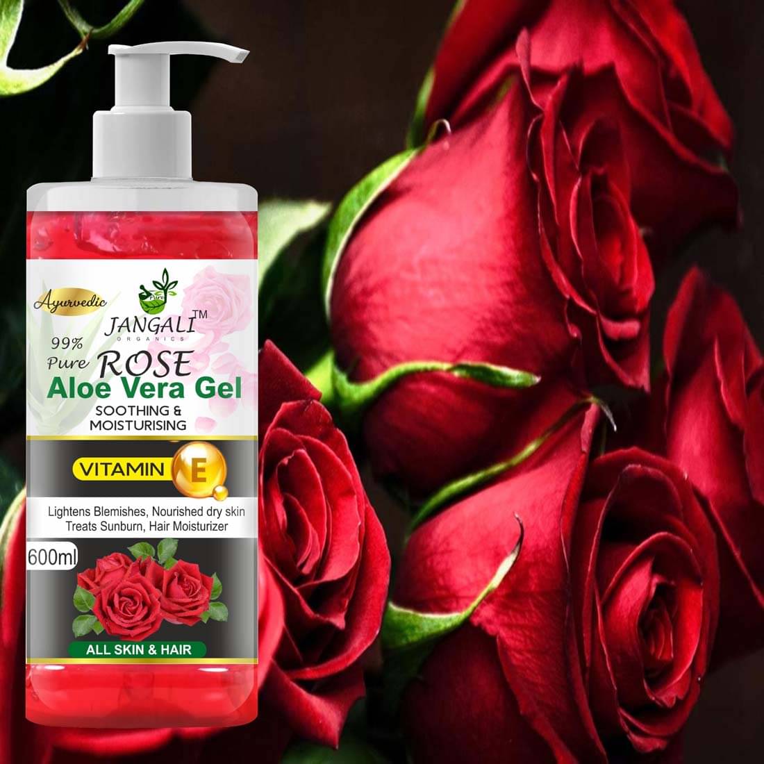 Pure Jangali Organics Moisturizer All Skin Type Aloe Vera ( 600 ml ) Pure Jangali Organics Moisturizer All Skin Type Aloe Vera ( 600 ml )