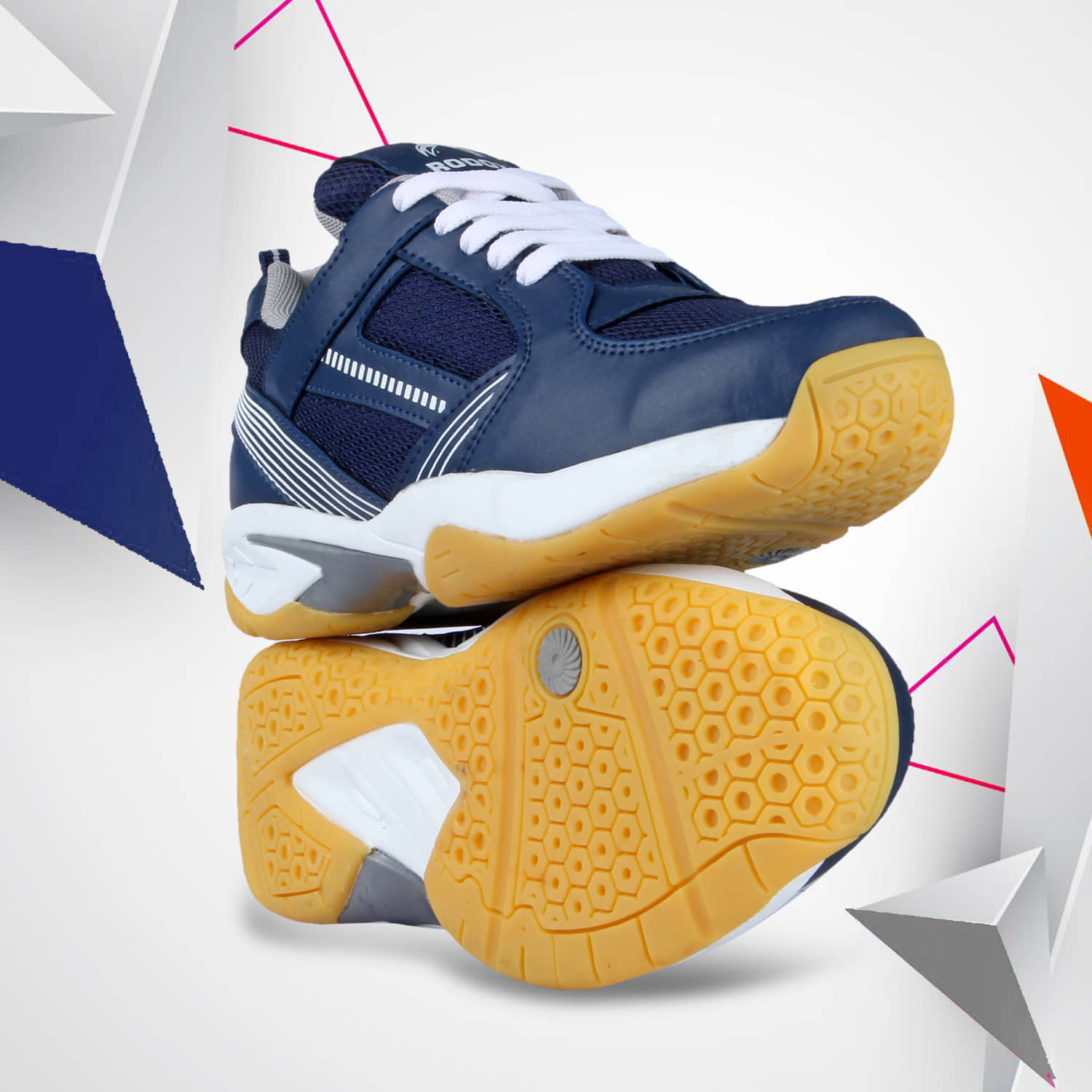 RODOX Badminton shoes Non-Marking Blue Male - Sports Shoes | Buy online on ZillyBuy