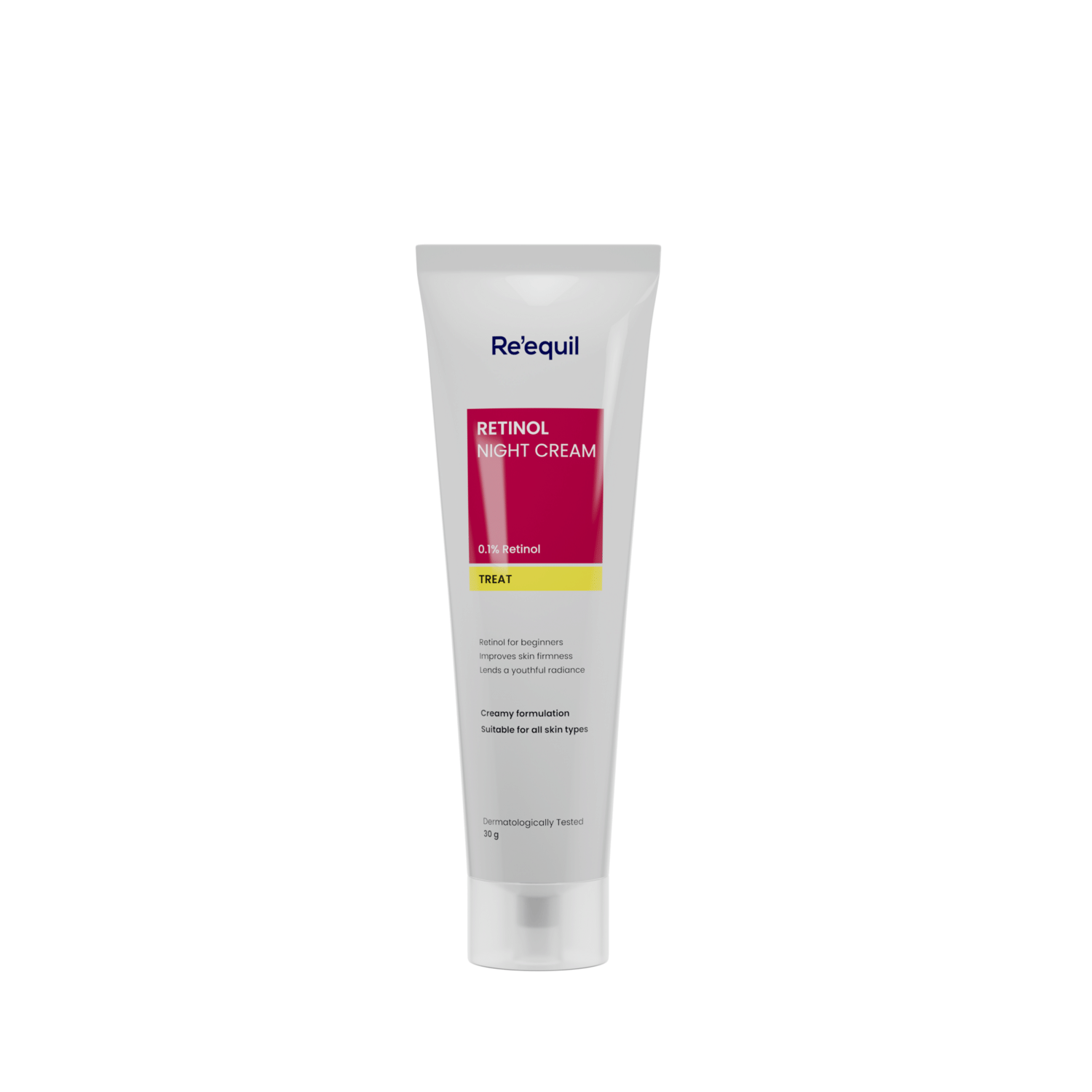 Re'equil 0.1% Retinol Night Cream for Wrinkles & Skin Tightening 30gm ( Pack of 1 )