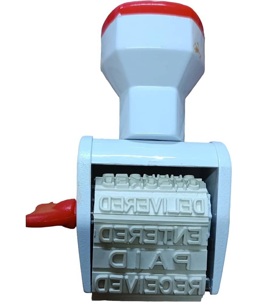 Stamp with changeable Title for multi purpose Use - Stationery | Buy online on ZillyBuy