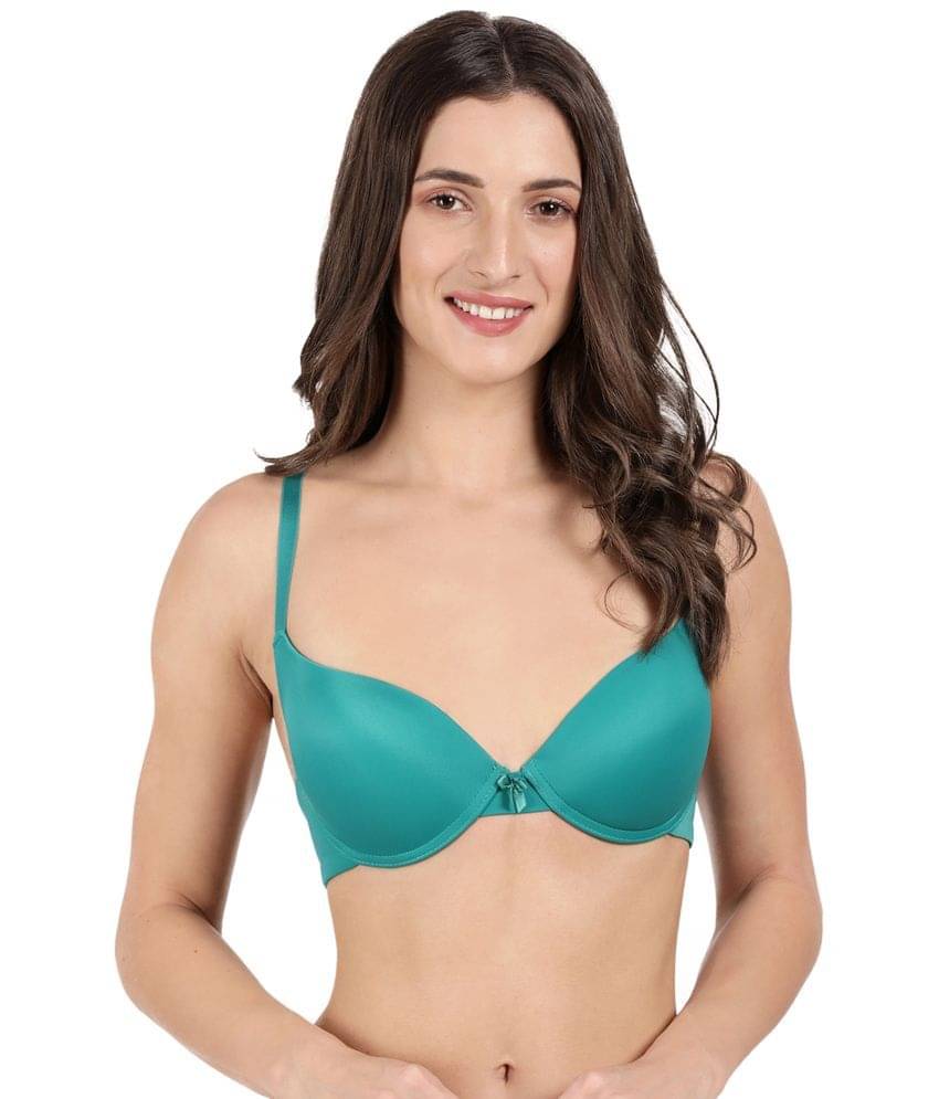 Susie Nylon Lightly Padded Women's Push Up Bra ( Sea Green ) Susie Nylon Lightly Padded Women's Push Up Bra ( Sea Green )