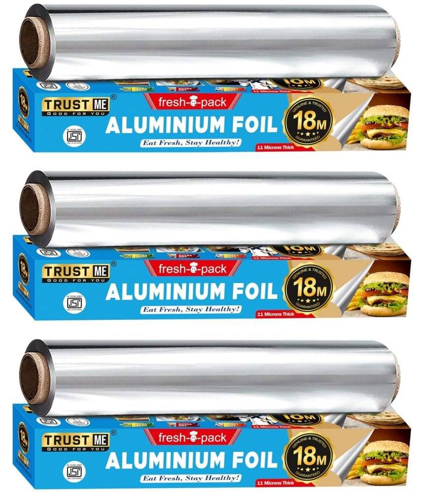     			Trust Me Silver Aluminium Food Wrapping Paper