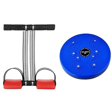     			Tummy Trimmer Double and Single Spring Combo Pack with  Tummy Twister Exercise for Men and Women Combo