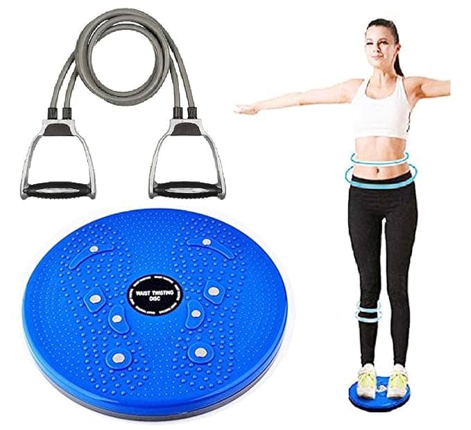 Tummy Twister and Resistance Band Fitness Exercise Gym Accessories Full Body Stretching Strength Abdominal Core and Chest Abs Exercise Equipment - Sports and Fitness Equipment | Buy online on ZillyBuy