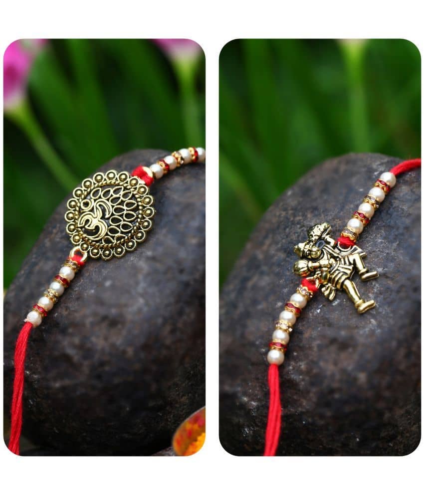 VIVASTRIRakhi SetGoldRakhi Set Of 2Pack of 2