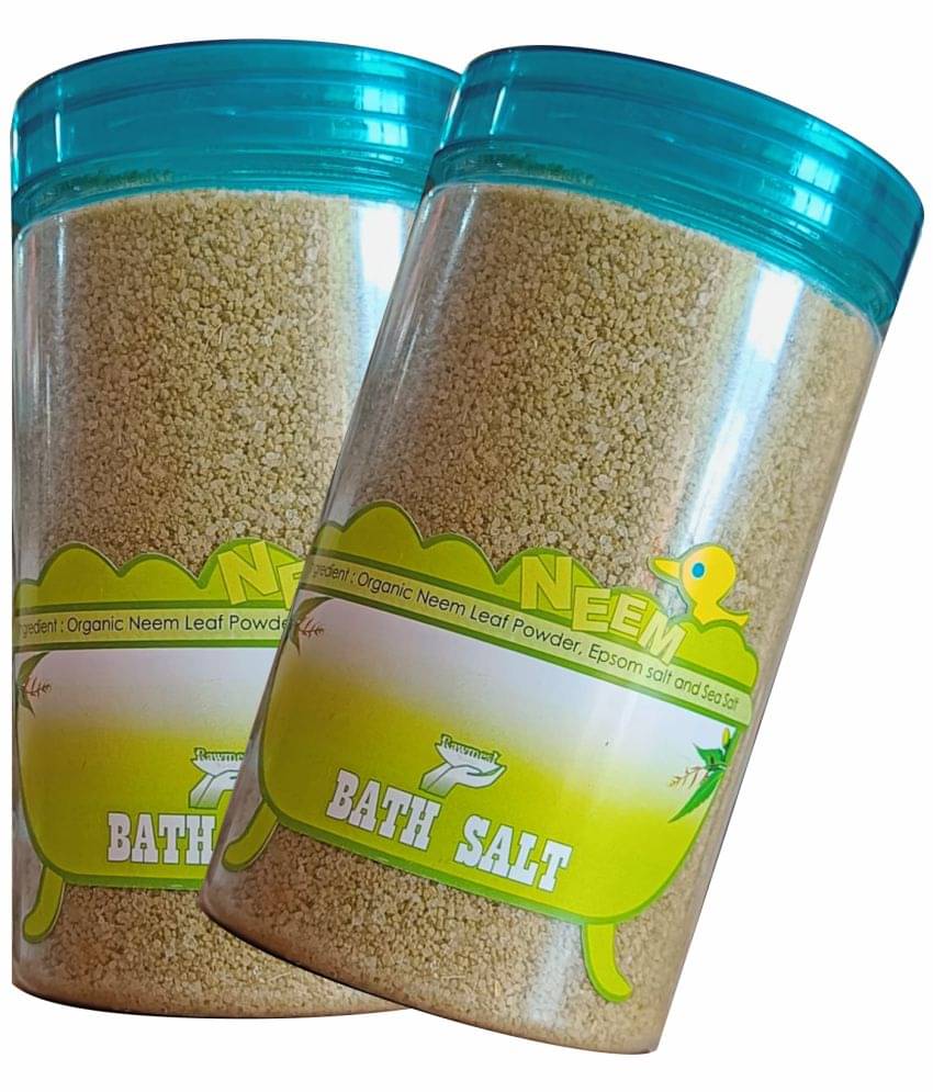 rawmest Epsom Salt Crystal with Neem leaf powdr 900 g Pack of 2 rawmest Epsom Salt Crystal with Neem leaf powdr 900 g Pack of 2