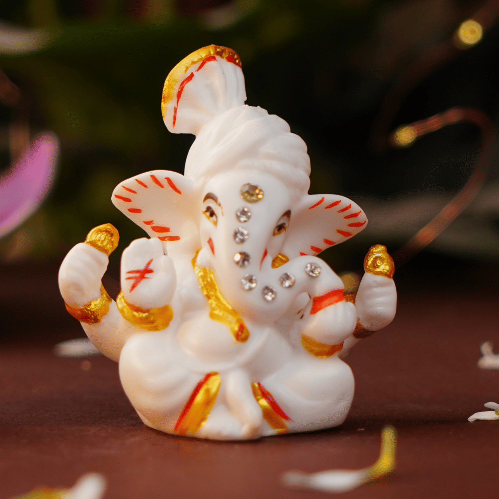     			ServDharm Resin Lord Ganesha Idol ( 6.5 cm )