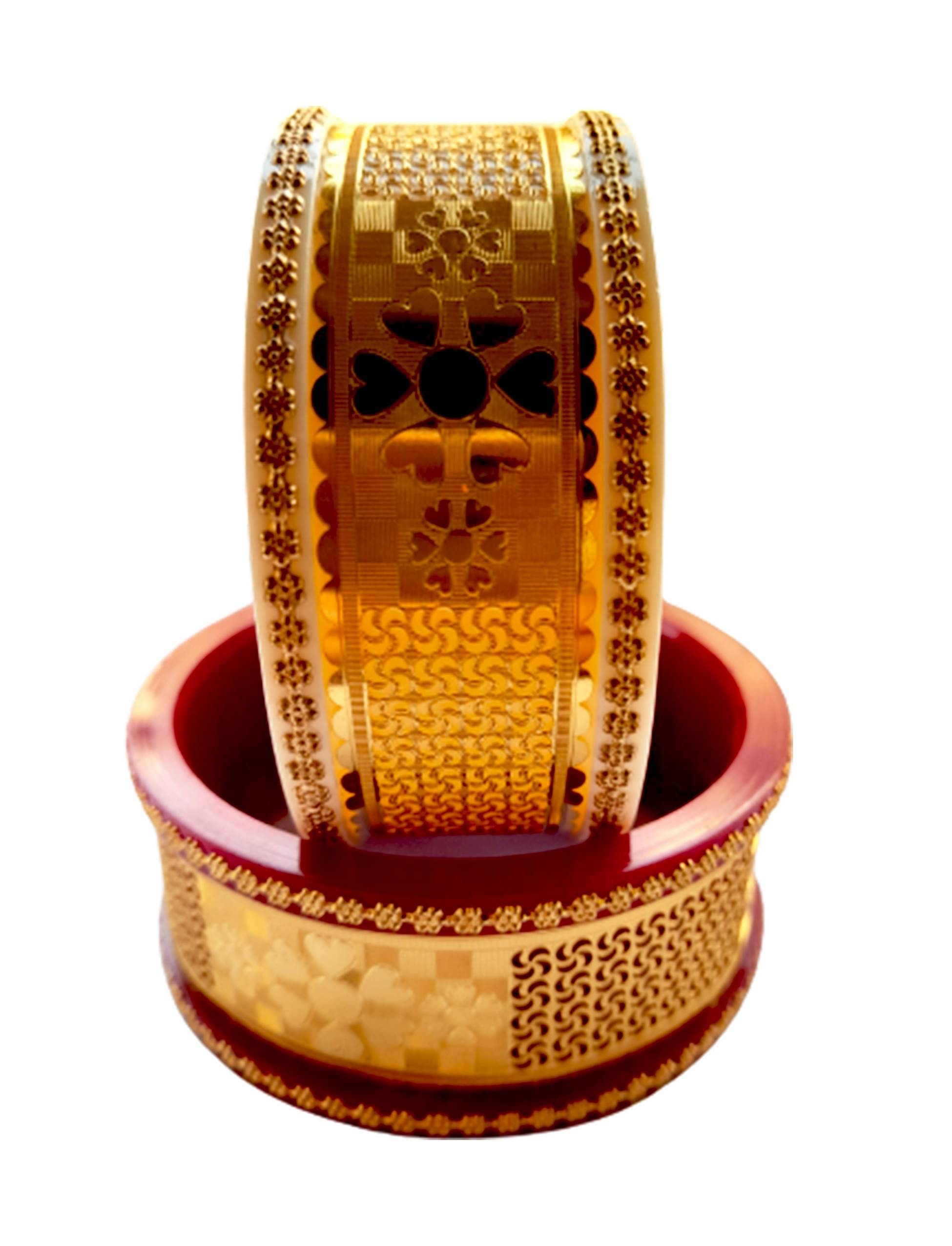     			Bovzen Multicolor Bangle ( Pack of 2 )