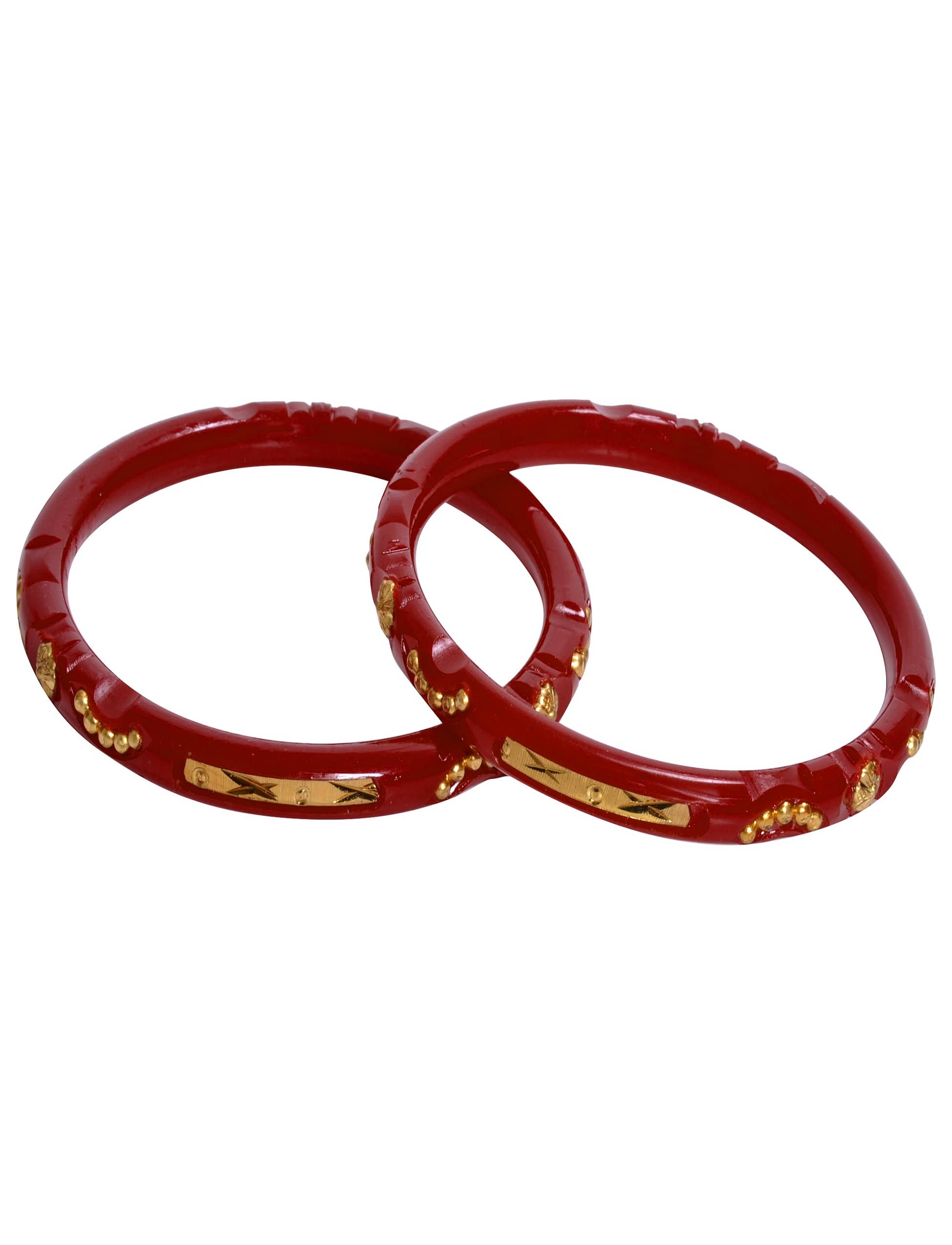 Bovzen Red Bangle Set ( Pack of 1 ) - Bangles & Bracelets | Buy online on ZillyBuy