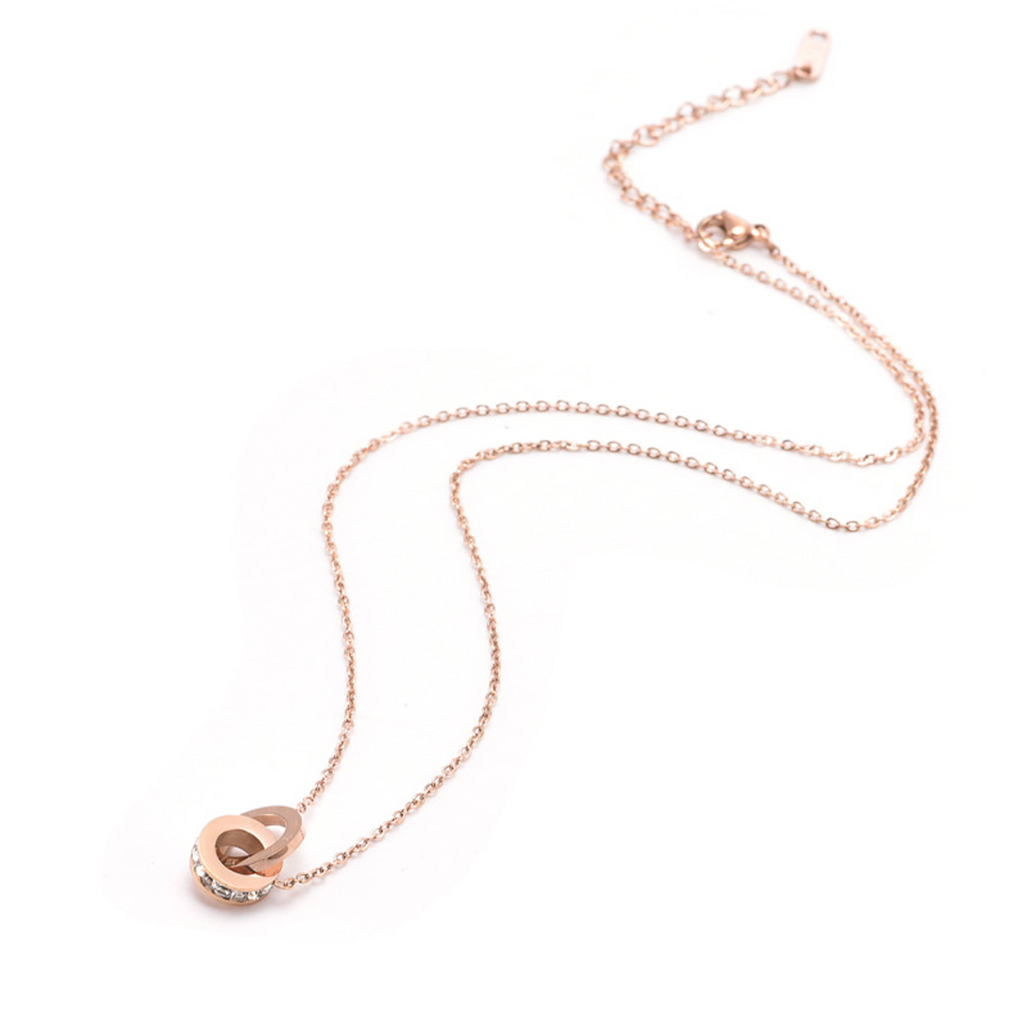     			FASHION FRILL Rose Gold Pendant ( Pack of 1 )