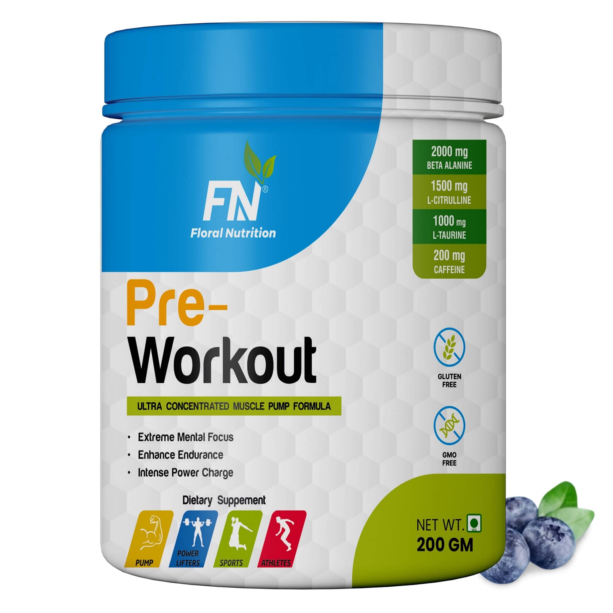 Floral Nutrition Pre Workout Amino Acid 200 gm