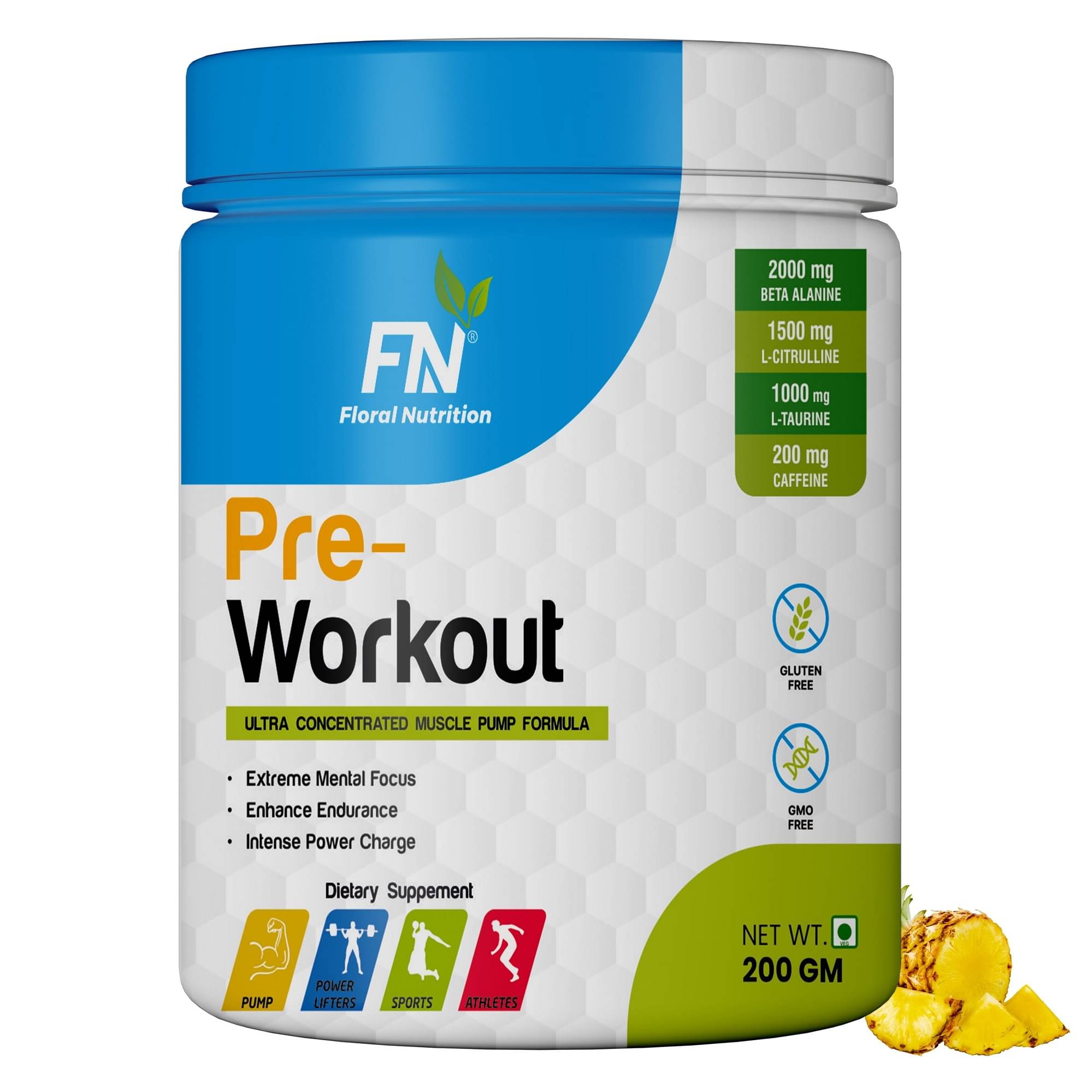 Floral Nutrition Pre Workout Amino Acid 250 gm Floral Nutrition Pre Workout Amino Acid 250 gm