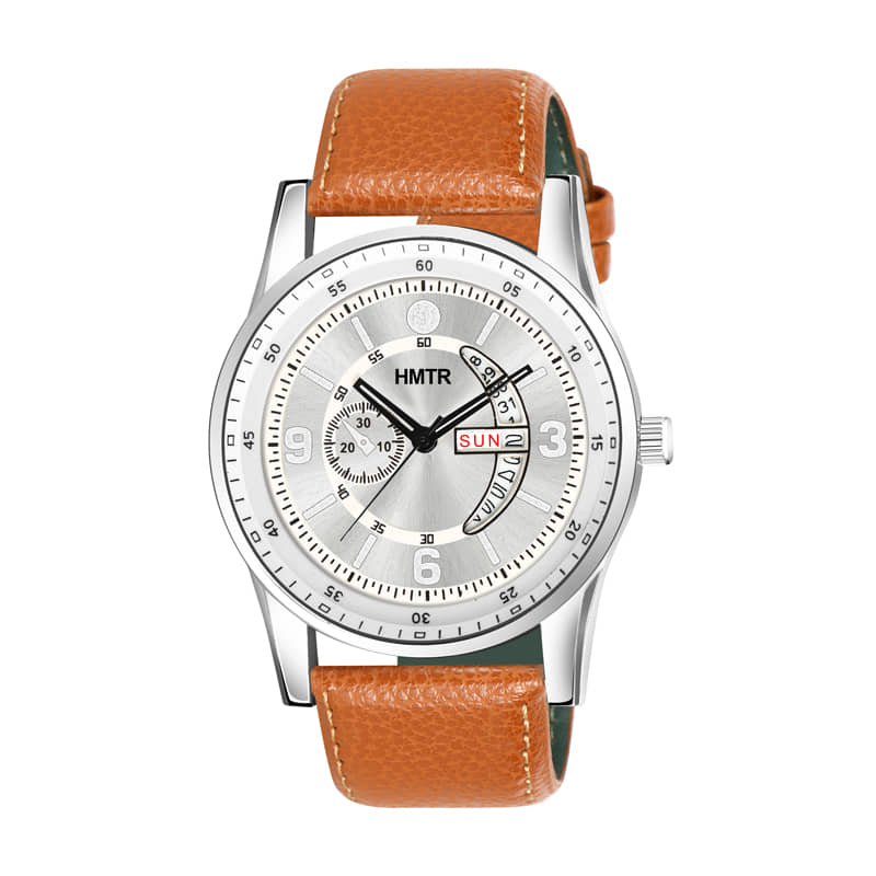 HMTr Brown Leather Analog Men's Watch