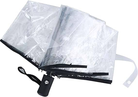     			Infispace White 3 Fold Umbrella