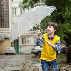     			Infispace White 3 Fold Umbrella