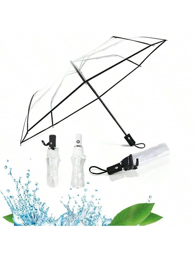     			Infispace White 3 Fold Umbrella