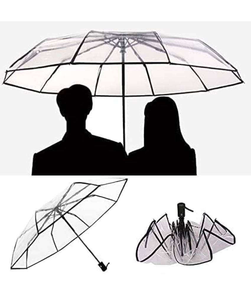     			Infispace White 3 Fold Umbrella