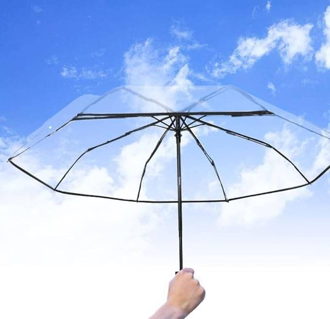     			Infispace White 3 Fold Umbrella