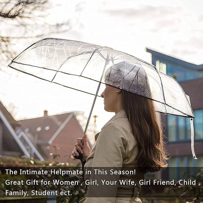     			Infispace White 3 Fold Umbrella