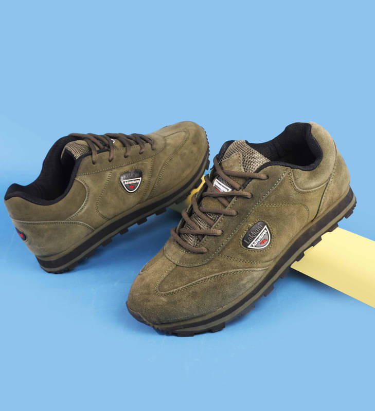     			Lakhani Aashirwad L-1098_Mehandi Khaki Men's Sports Running Shoes