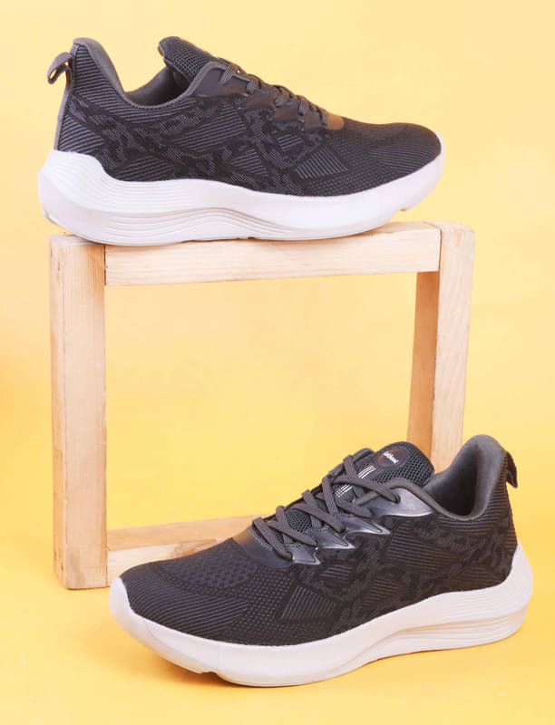     			Lakhani Aashirwad L-1104_Dark Grey Gray Men's Sports Running Shoes