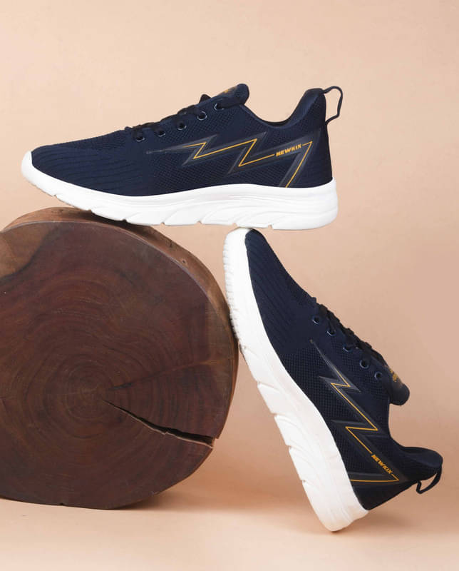     			Lakhani Aashirwad L-Kick-05_Navy Navy Men's Sports Running Shoes