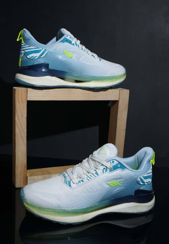     			Lakhani Aashirwad L-Max-03_W-Sky-P.Grn Green Men's Sports Running Shoes