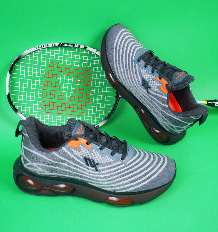     			Lakhani Aashirwad L-Weave-01_L-W-O Gray Men's Sports Running Shoes