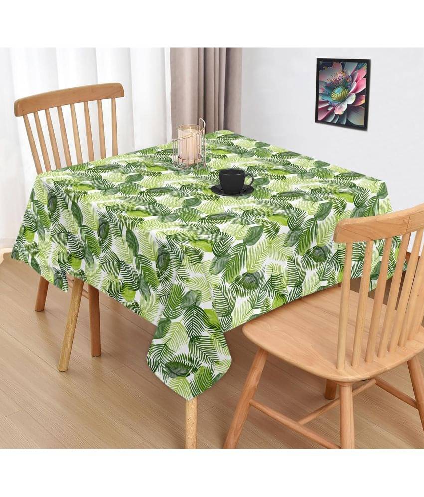 Oasis Hometex Printed Cotton 2 Seater Square Table Cover ( 102 x 102 ) cm Pack of 1 Multicolor     			Oasis Hometex Printed Cotton 2 Seater Square Table Cover ( 102 x 102 ) cm Pack of 1 Multicolor