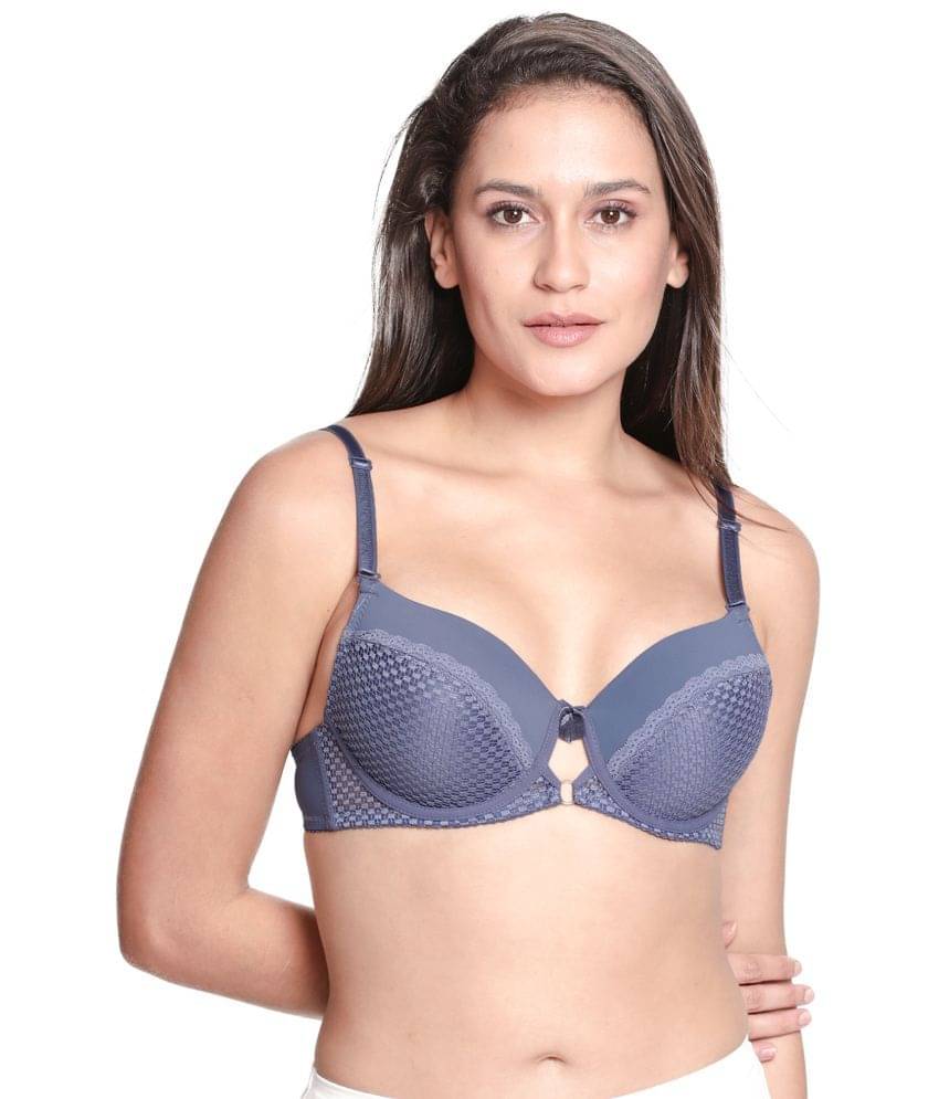 Susie Nylon Lightly Padded Women's Everyday Bra ( Navy Blue )     			Susie Nylon Lightly Padded Women's Everyday Bra ( Navy Blue )