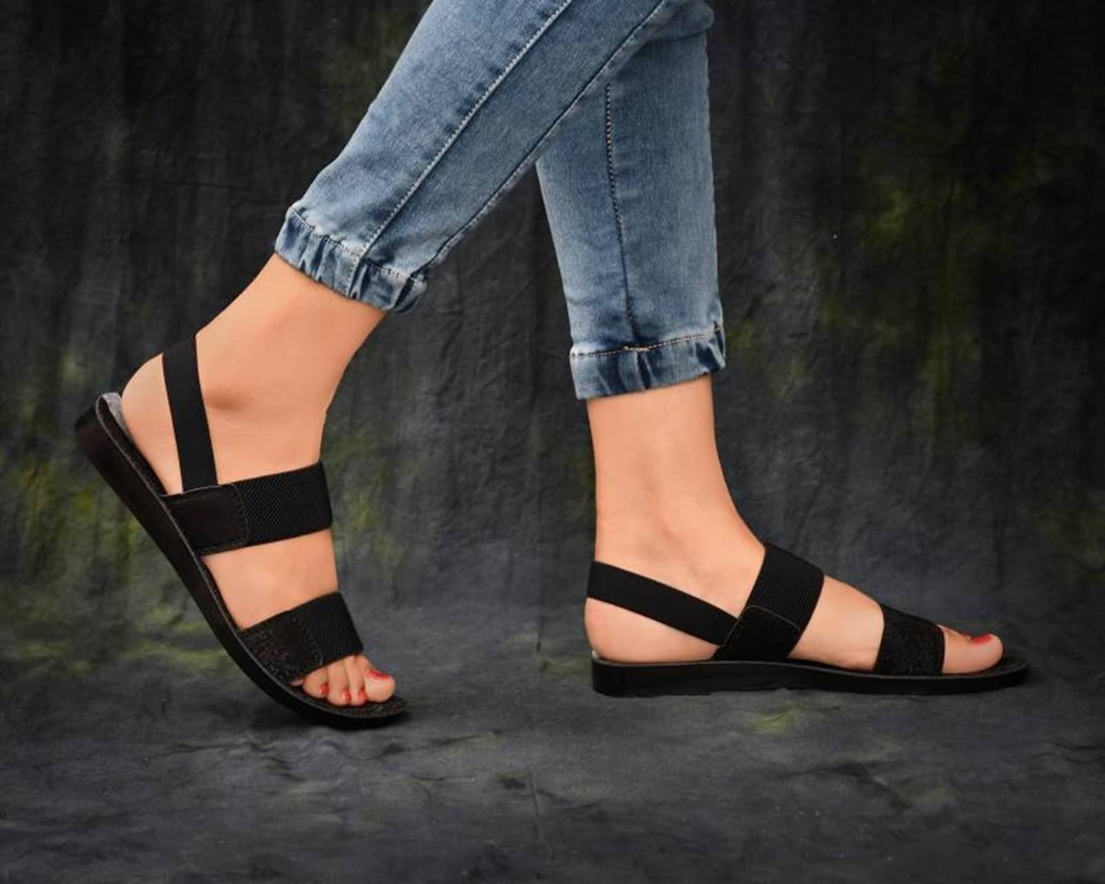T-Rock Black Women's Flats T-Rock Black Women's Flats