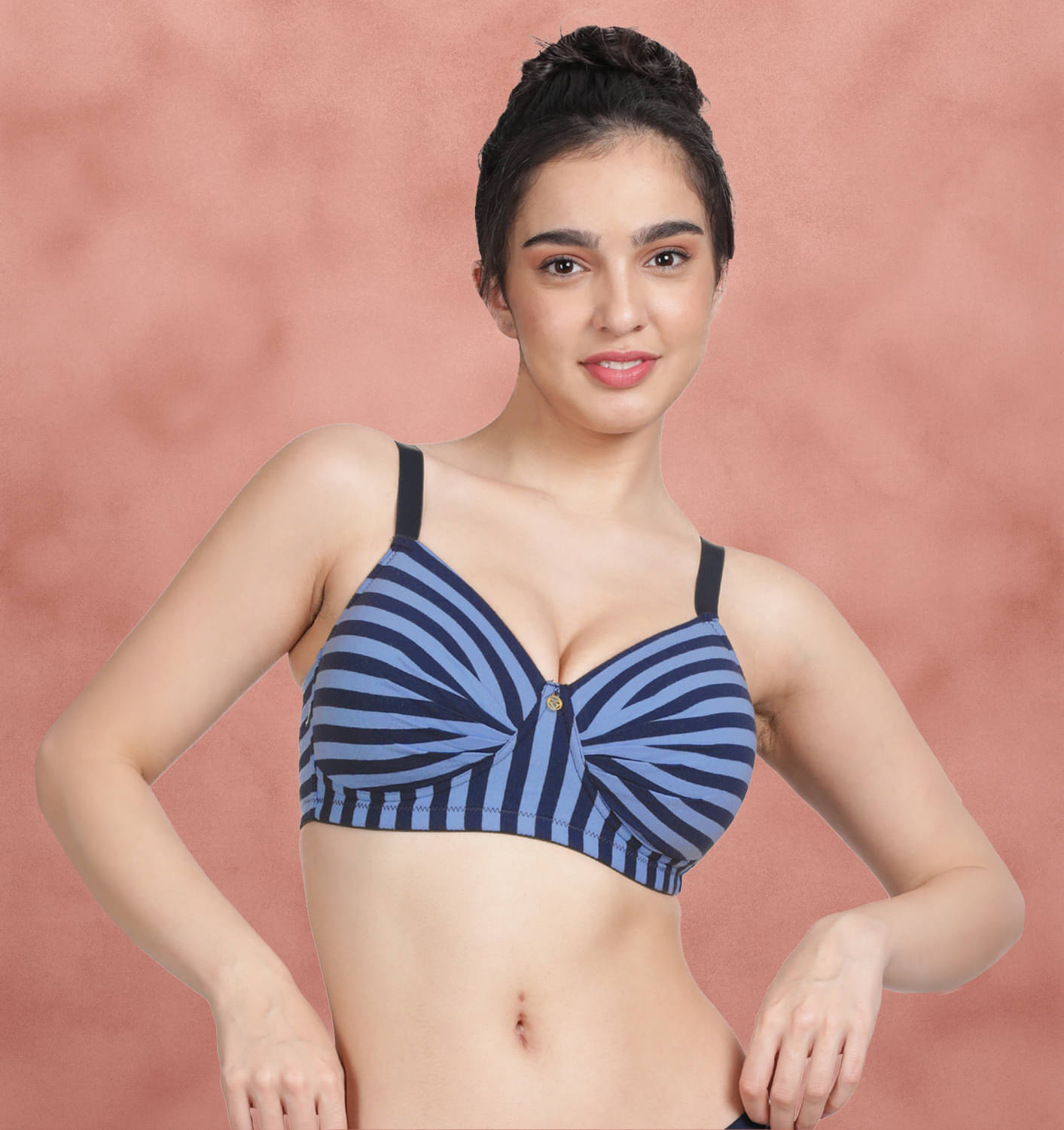 Taabu Cotton Lightly Padded Women's Everyday Bra ( Blue ) ST021-AzurineBlue Taabu Cotton Lightly Padded Women's Everyday Bra ( Blue ) ST021-AzurineBlue