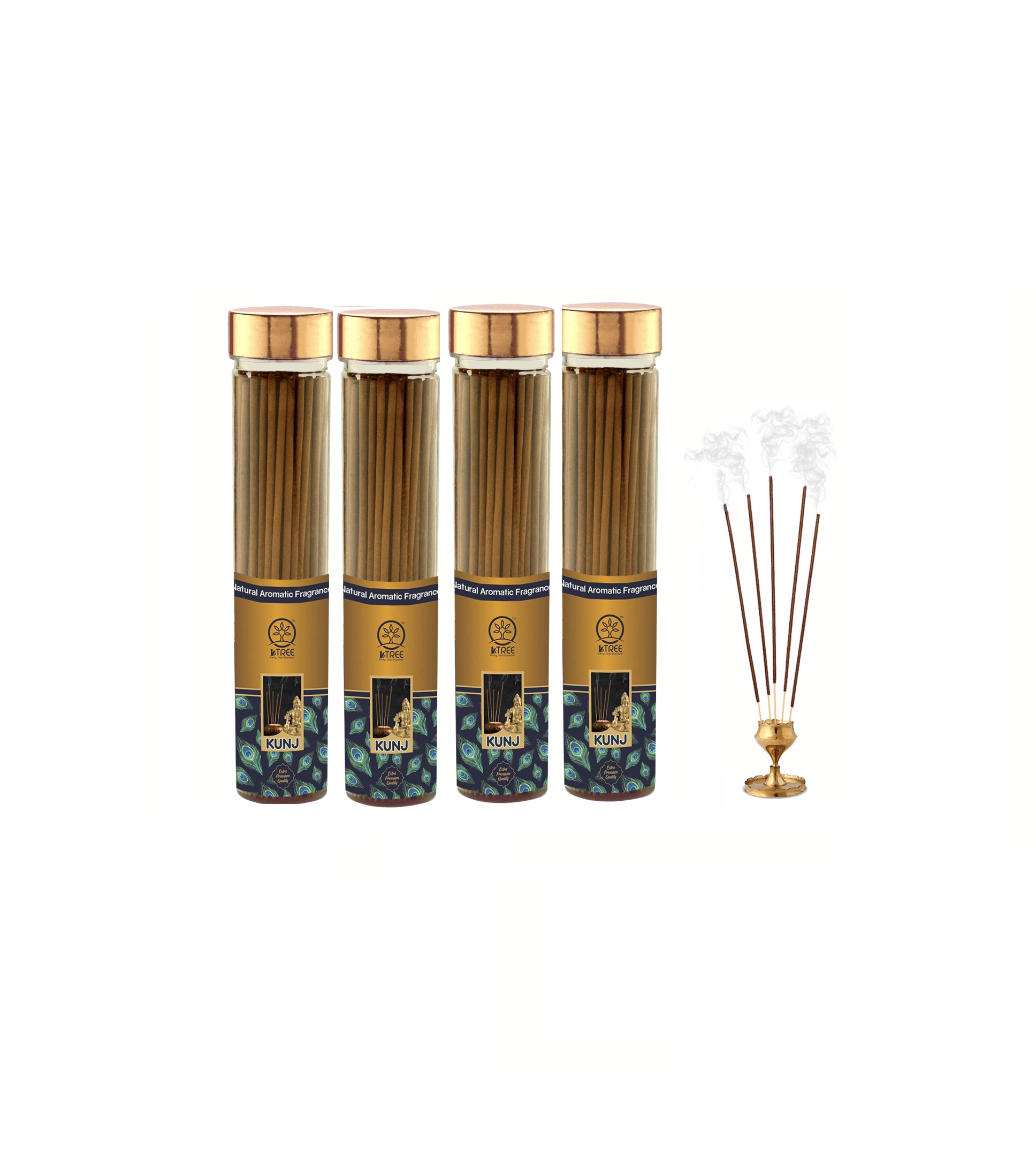     			1 Tree Incense Stick,Aromatic Burner Exotic 100 gm ( Pack of 4 )